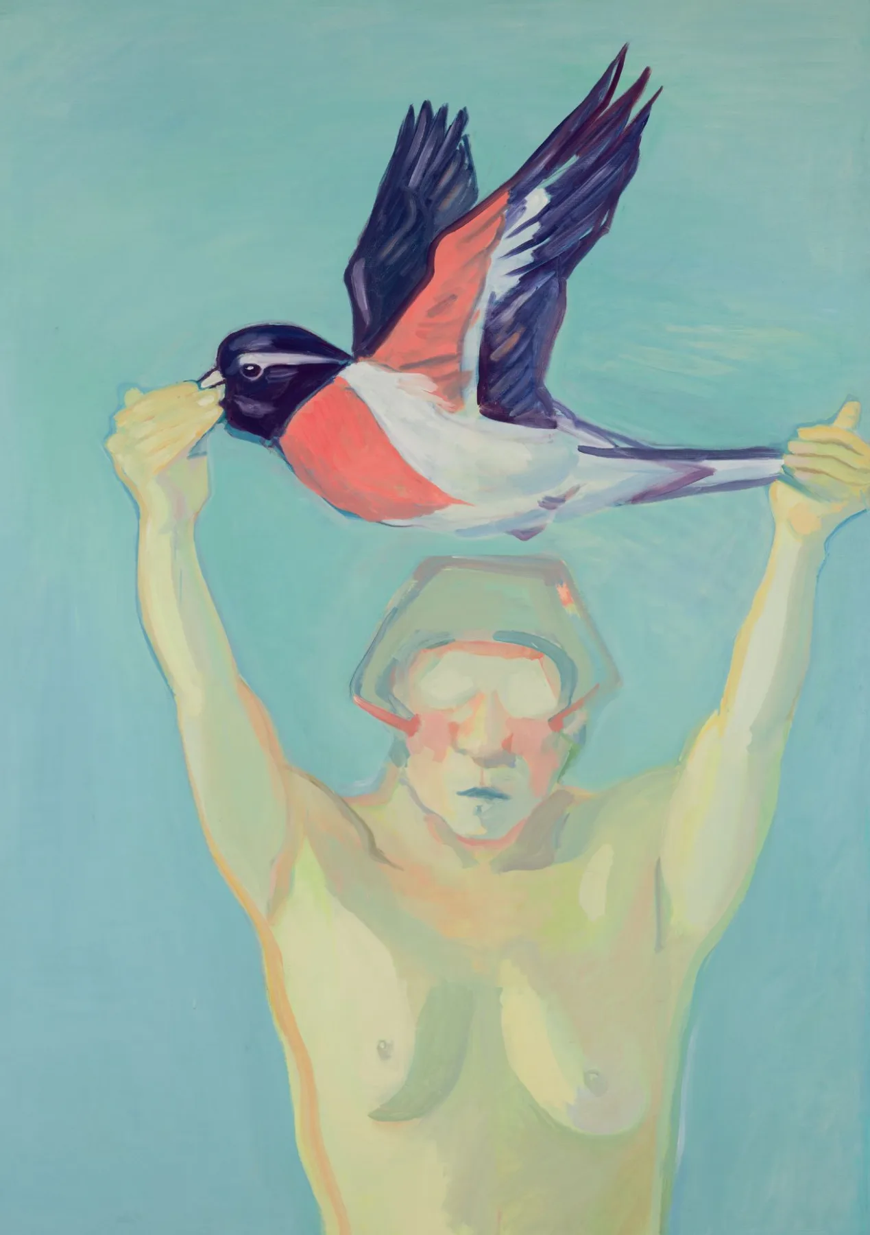 193 Maria Lassnig, fliegen lernen, 1976, mumok, Museum moderner Kunst Stiftung Ludwig Wien